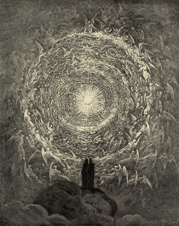 Gustav Dore, Illustration to Dante's Divine Comedy, Paradiso, Plate 34. 