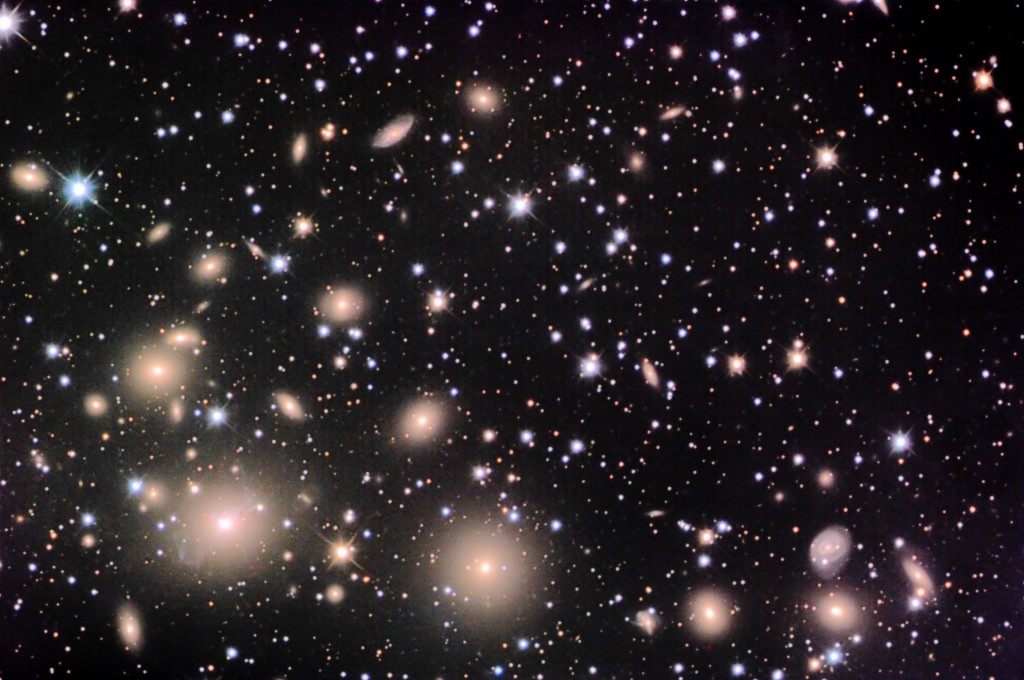 The Perseus Cluster.  Every point of light in this image is NOT one star, but one GALAXY.