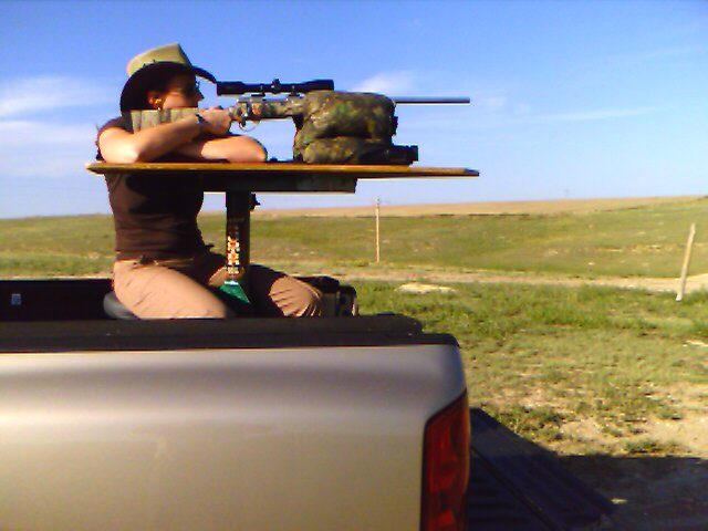 That's a .204 varminting rifle.  It's WAY, WAY easier with a .308.  It's easier yet with a .338 Lapua.  