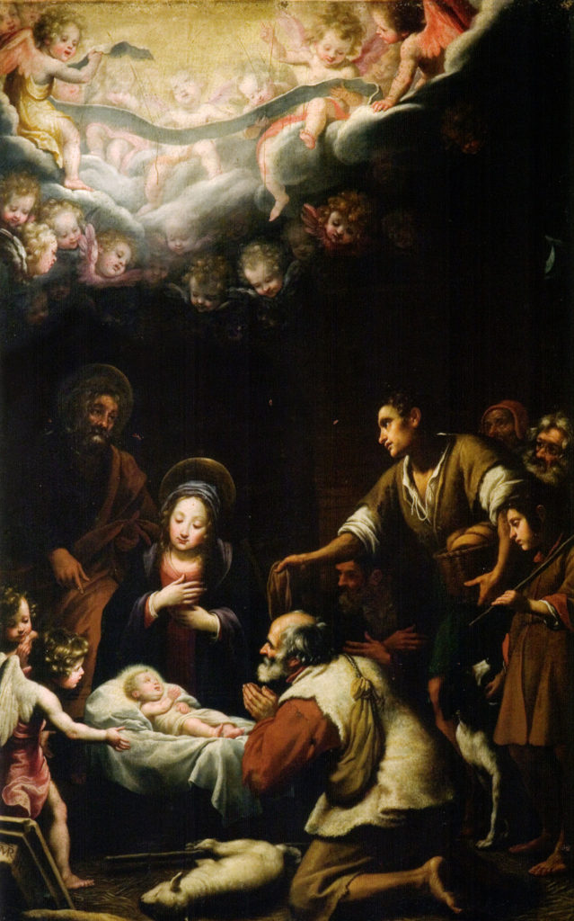 The Nativity of Christ, Matteo Rosselli, ARSH 1620, Church of Saints Michael and Cajetan, Florence, early 1600s.